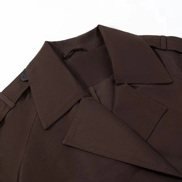 Stilla | Cropped Trenchcoat
