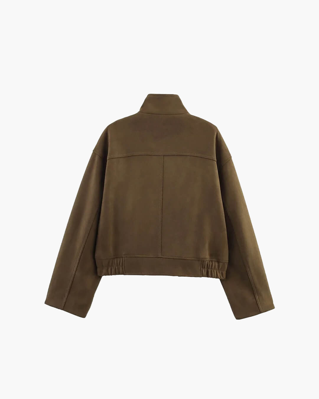Stilla | Syntetisk Suede Bomberjakke