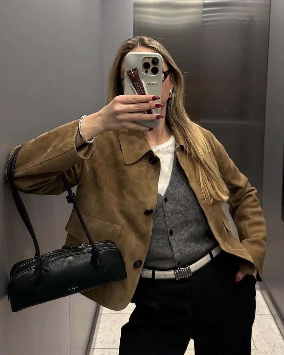 Stilla | Suede Blazerjakke