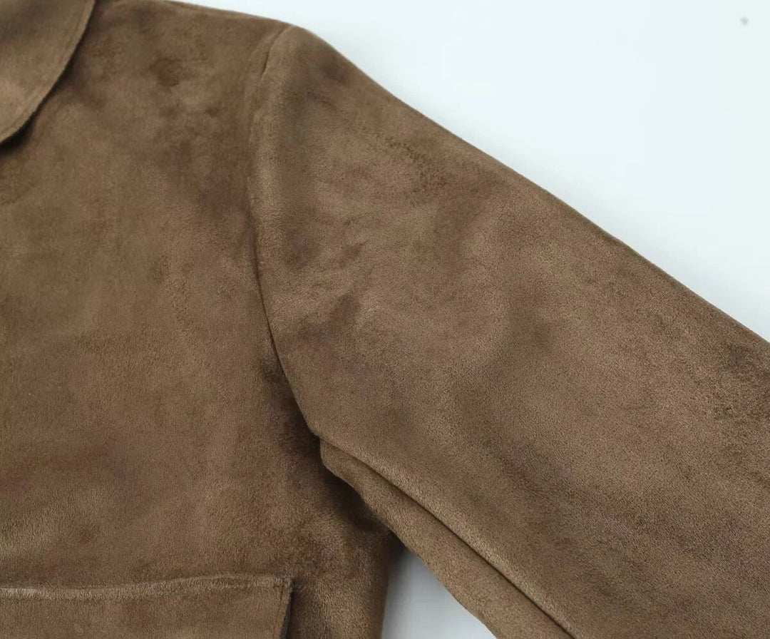 Stilla | Suede Blazerjakke
