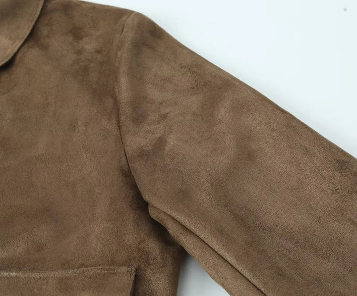 Stilla | Suede Blazerjakke