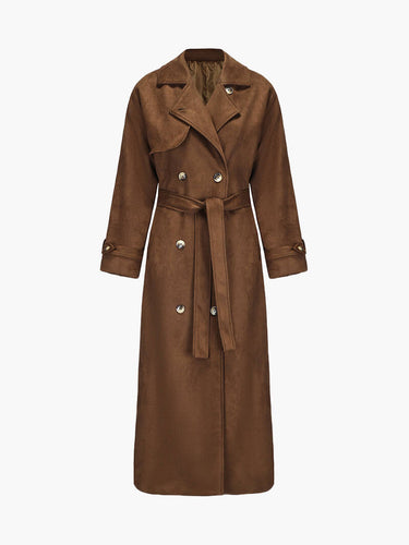 Stilla | Kunstlæder Trenchcoat