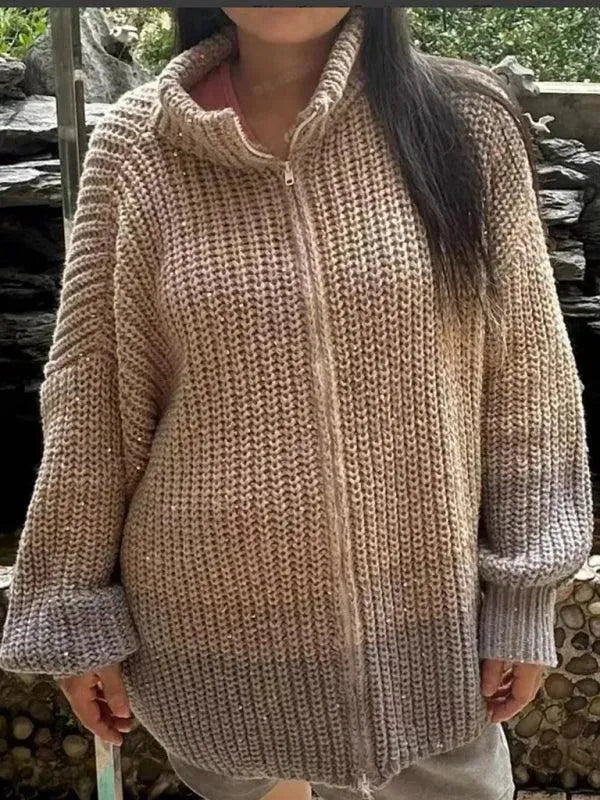 Stilla | V-udskæring Strikjakke Pullover