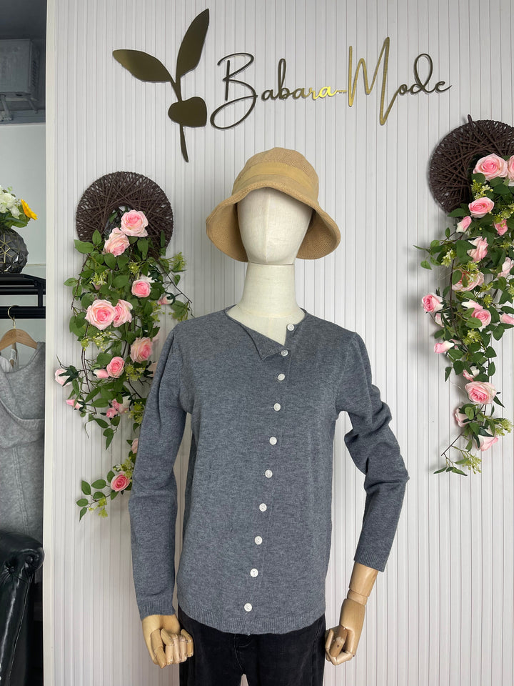 Stilla | Enkel Solid Langærmet Sweater