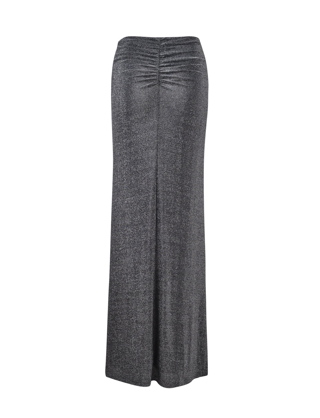 Stilla | Front Split Maxi Nederdel Med Bikinitop Shimmery Sølv