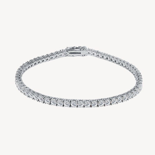 Stilla | Skinnende Kvinders Cz Tennis Armbånd