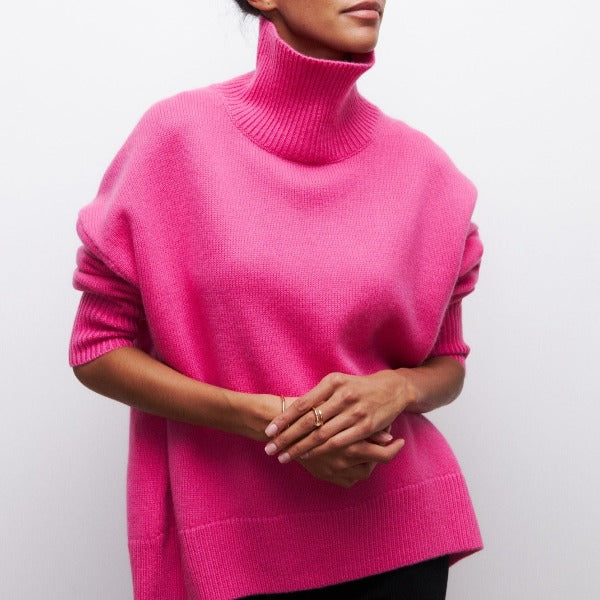 Stilla | Blød Oversized Rullekravepullover