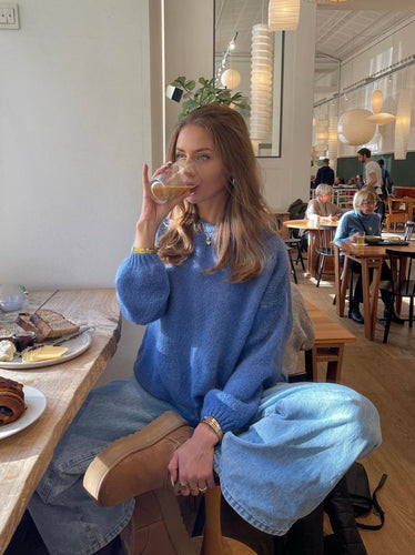 Stilla | Blød Dame Sweater med Løs Pasform