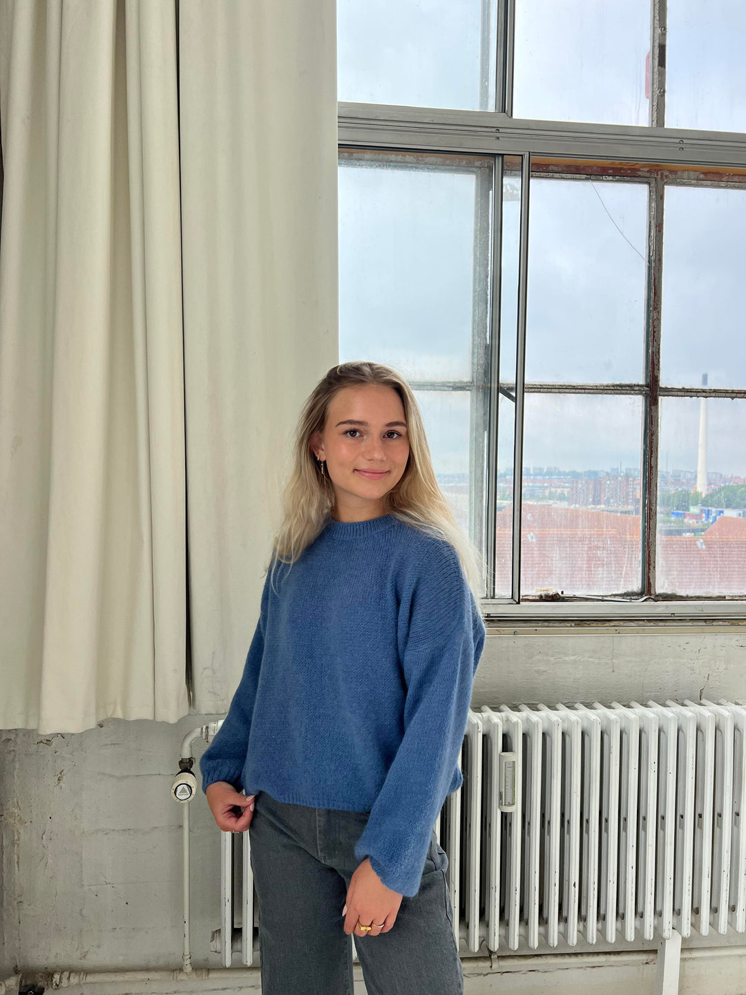 Stilla | Blød Dame Sweater med Løs Pasform