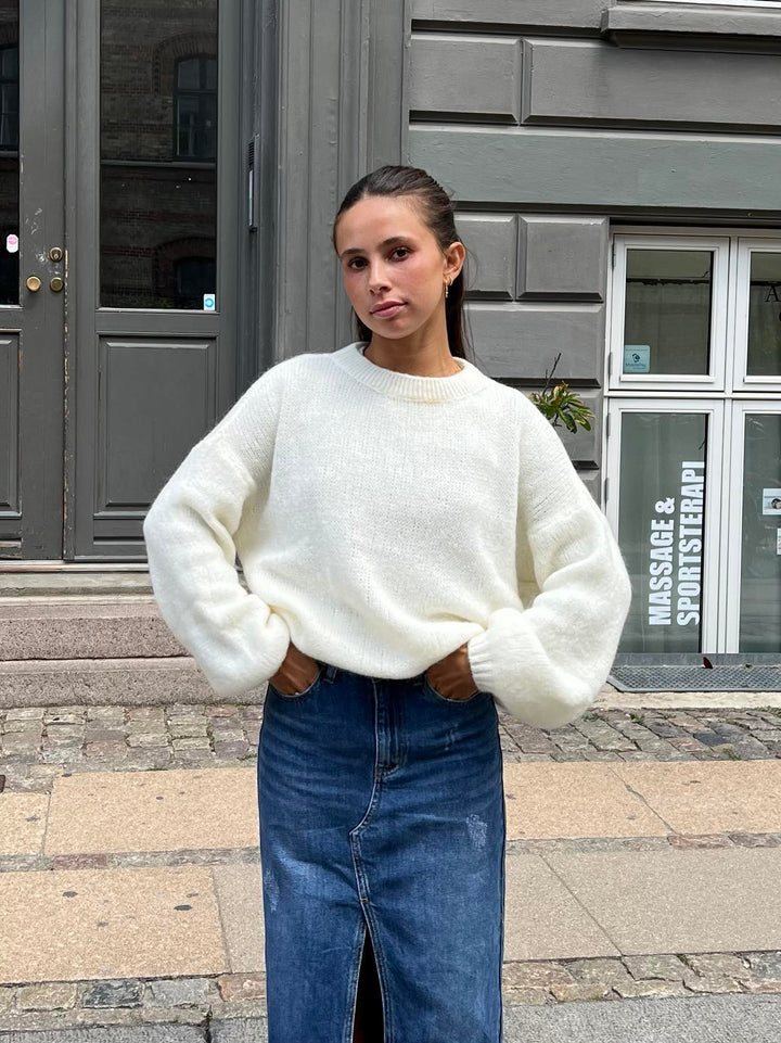 Stilla | Blød Dame Sweater med Løs Pasform