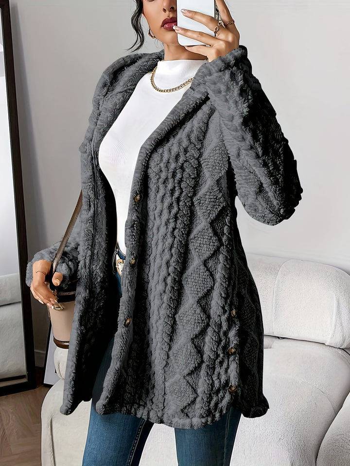 Stilla | Dejlig Teddy-Hoodie-Jakke