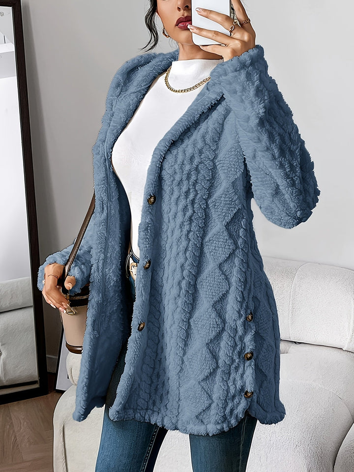 Stilla | Dejlig Teddy-Hoodie-Jakke