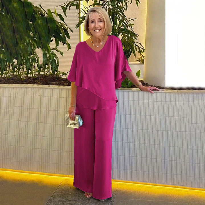 Stilla | Elegant bluse og bukse sæt