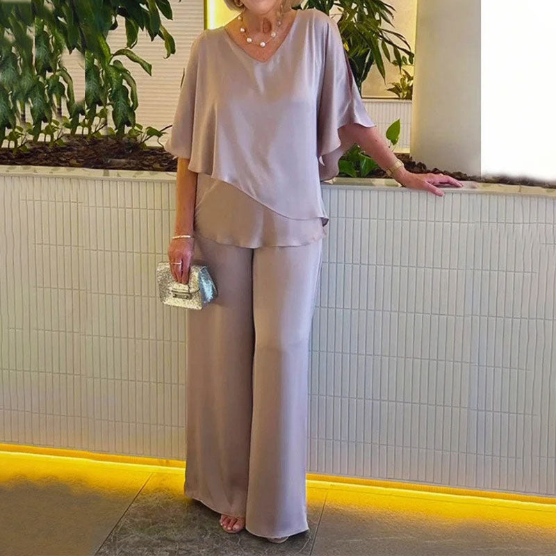 Stilla | Elegant bluse og bukse sæt