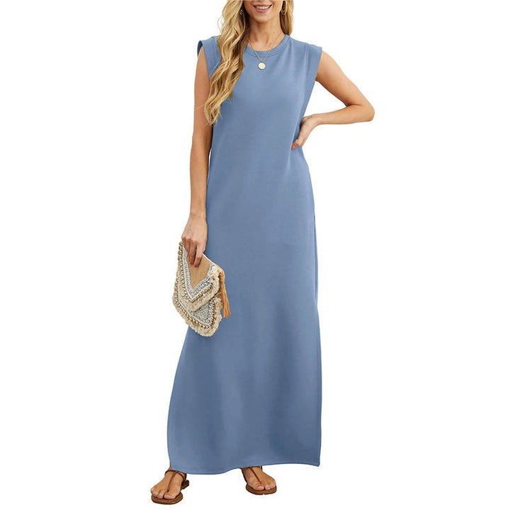 Stilla | Bequem Faltfreies Damenkleid Mit Schlitzsaum