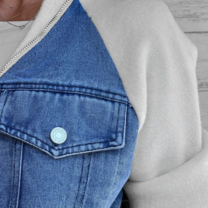 Stilla | Kreativ Jeansjakke til Splicing