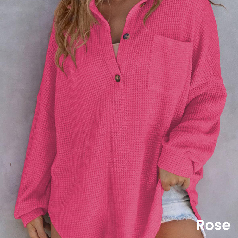 Stilla | Loose Bluse Af Kviltet Stof