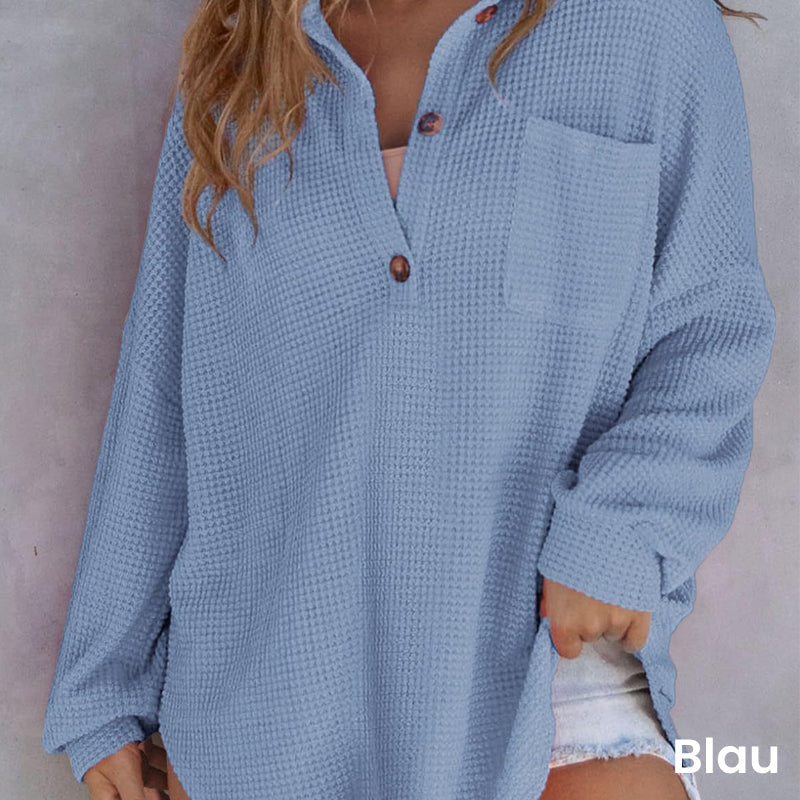 Stilla | Loose Bluse Af Kviltet Stof