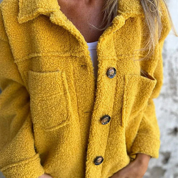 Stilla | Kort fløjljakke i retro-stil