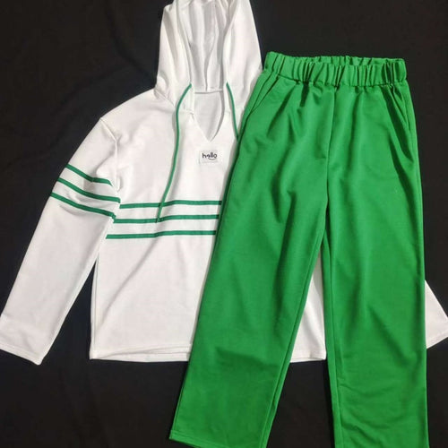 Stilla | Damehabitt Med Stribet Sweatshirt Og Bukser