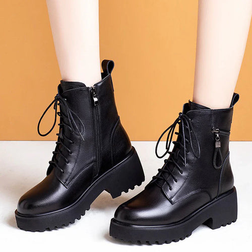 Stilla | Cozy Chic Dam Chunky Heel Pelsforede Vinterstøvler
