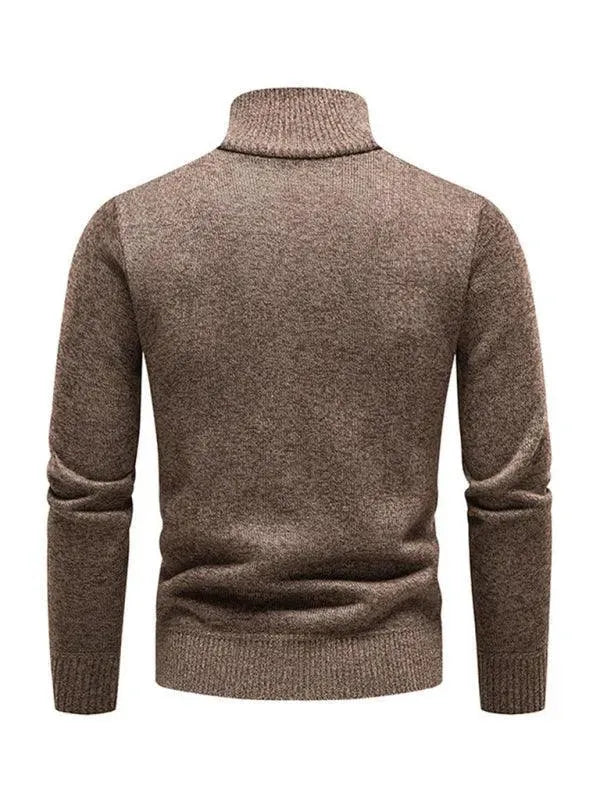 Stilla | Patchwork Lynlås Mænd Rullekravepullover