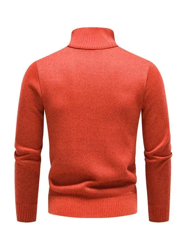Stilla | Patchwork Lynlås Mænd Rullekravepullover