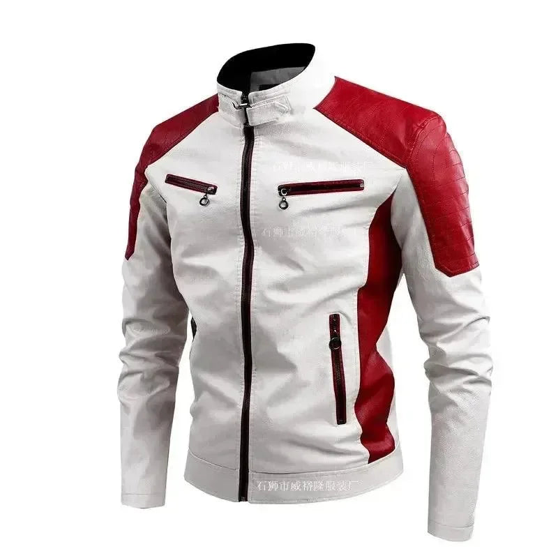 Stilla | Stilfuld Slim-Fit Herre Læder Bikerjakke