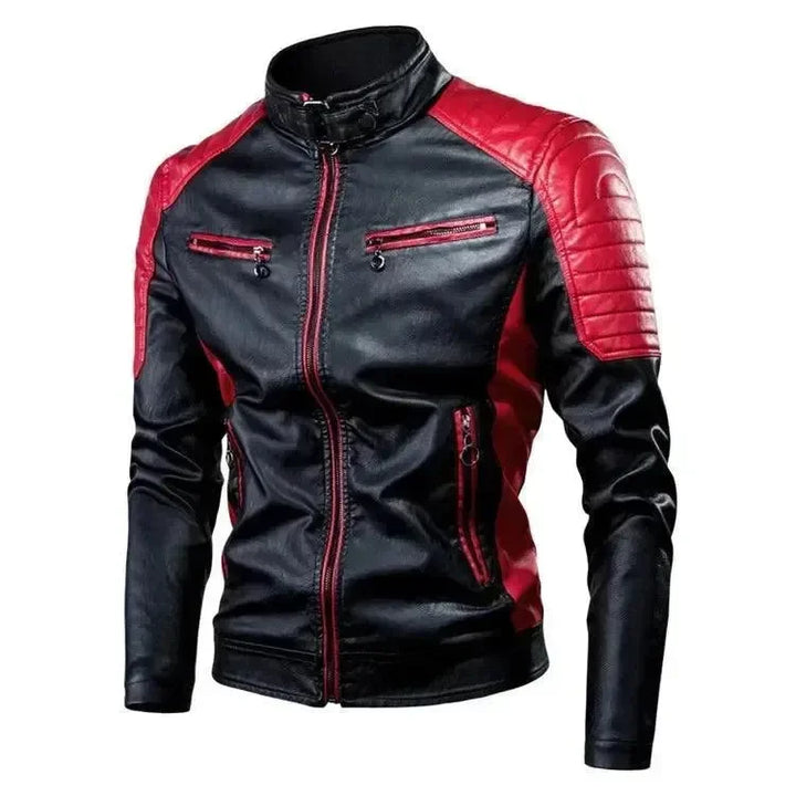 Stilla | Stilfuld Slim-Fit Herre Læder Bikerjakke