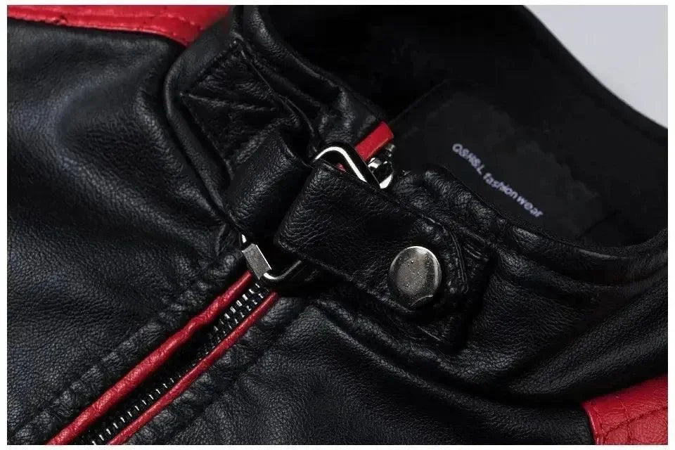 Stilla | Stilfuld Slim-Fit Herre Læder Bikerjakke