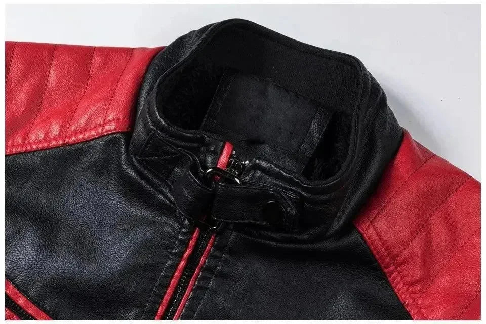 Stilla | Stilfuld Slim-Fit Herre Læder Bikerjakke