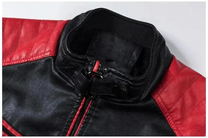 Stilla | Stilfuld Slim-Fit Herre Læder Bikerjakke