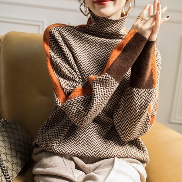 Stilla | Stilet Stribet Damepullover