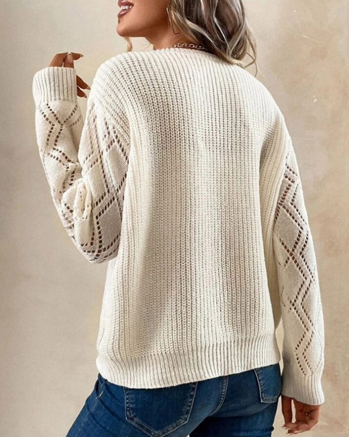 Stilla | Stilfuld V-Udskæring Pullover