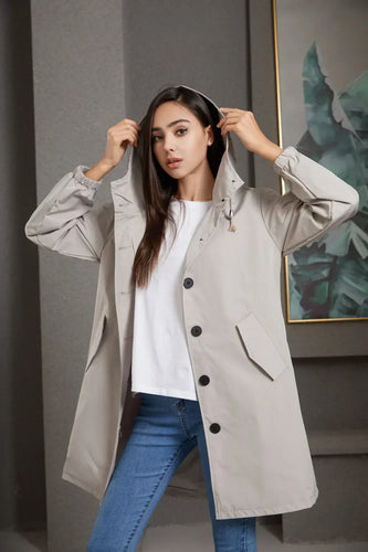 Stilla | Stilfuld Vindafvisende Trenchcoat