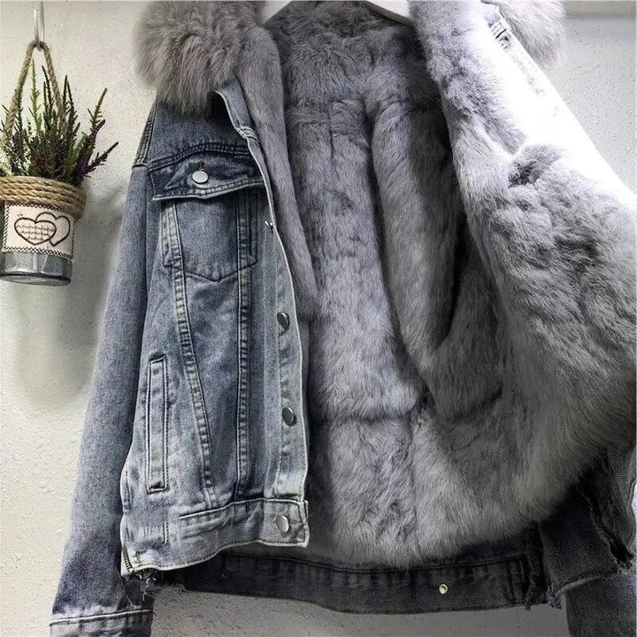 Stilla | Stilfuld Dame Denimjakke - Behagelig og Trendy