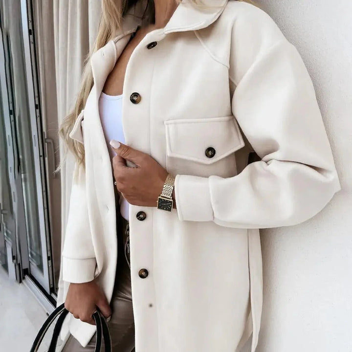 Stilla | Dame Mid-Season Chic Jakke med Slim Fit og Forårsstemning