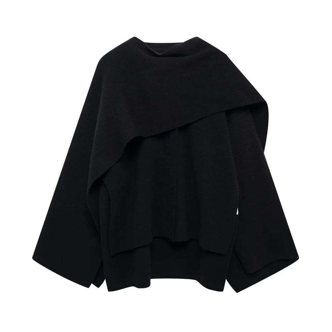 Stilla | Stilfuld Dame-Vinter-Poncho