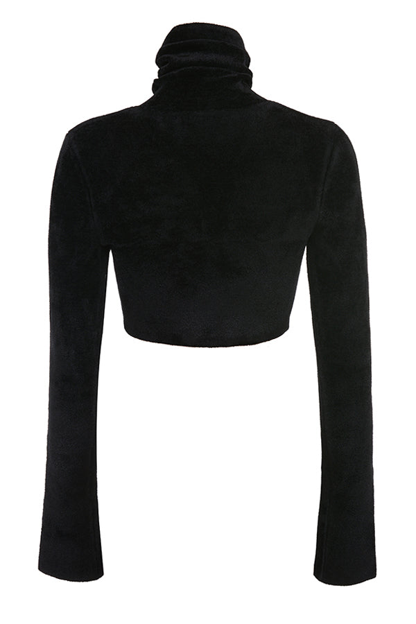 Stilla | Chenille Crop Top Med Maxi Nederdel