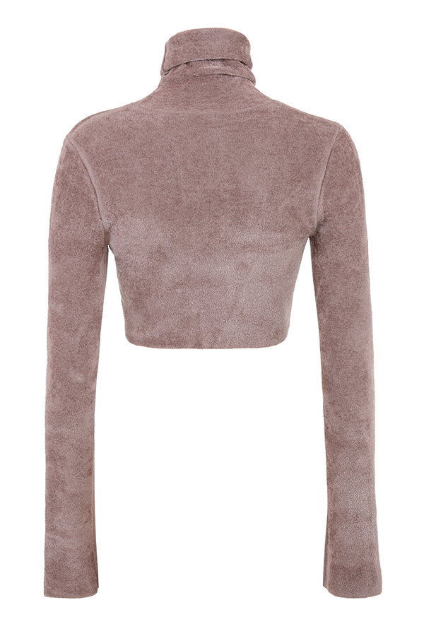 Stilla | Chenille Crop Top Med Maxi Nederdel