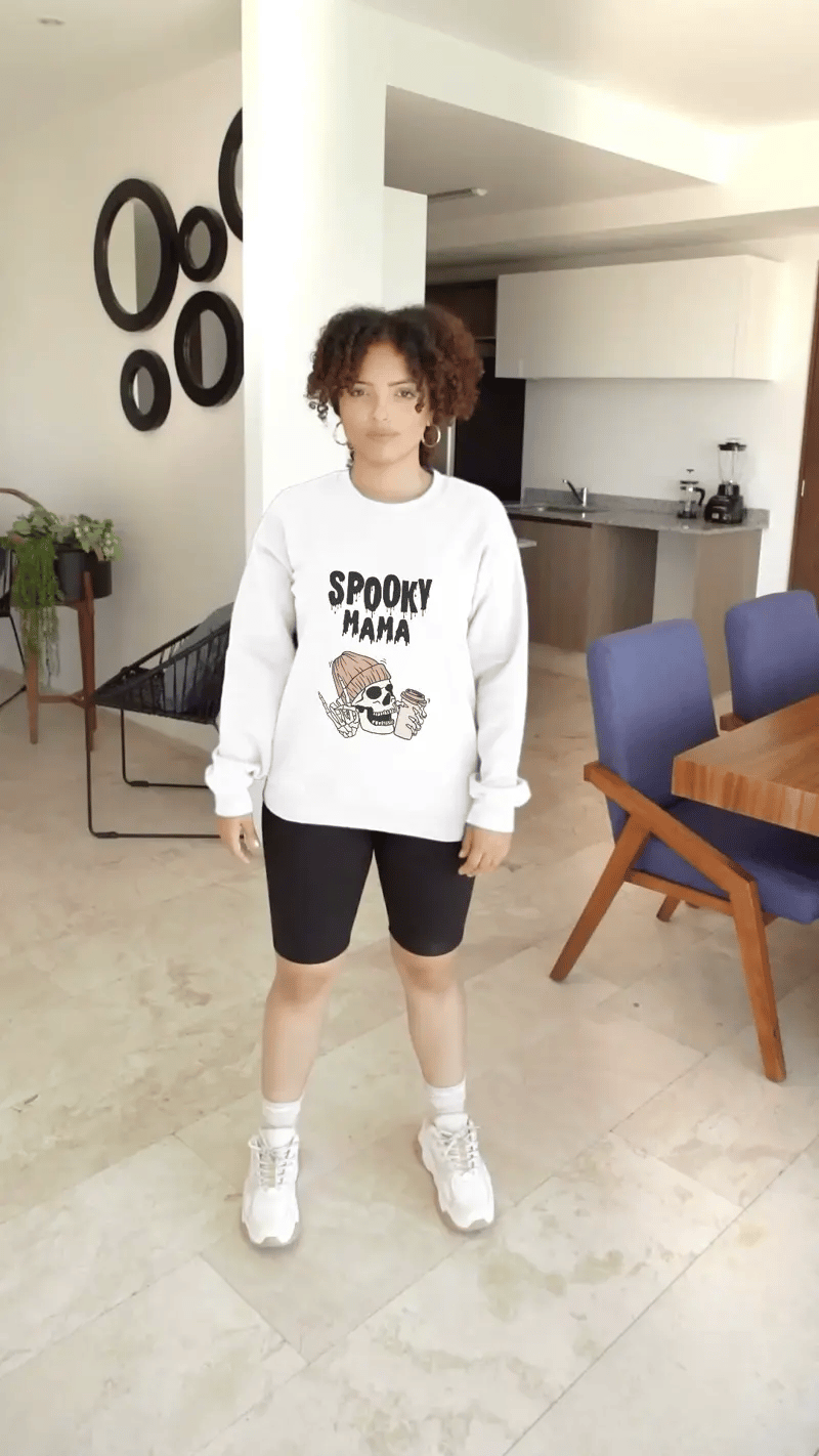 Stilla | Pink Skeleton Mama Sweatshirt
