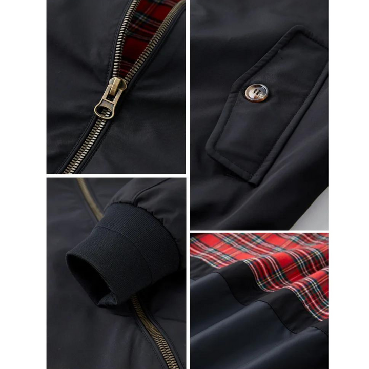 Stilla | Herrer Camden Heritage Harrington Jakke - Tartanmønster foret