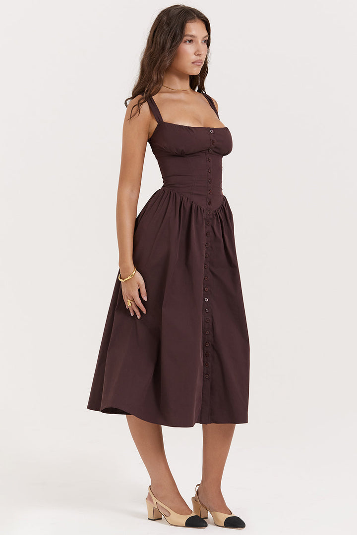 Stilla | Sommer Midi Solkjole