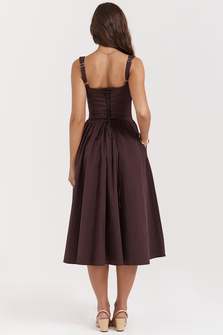 Stilla | Sommer Midi Solkjole