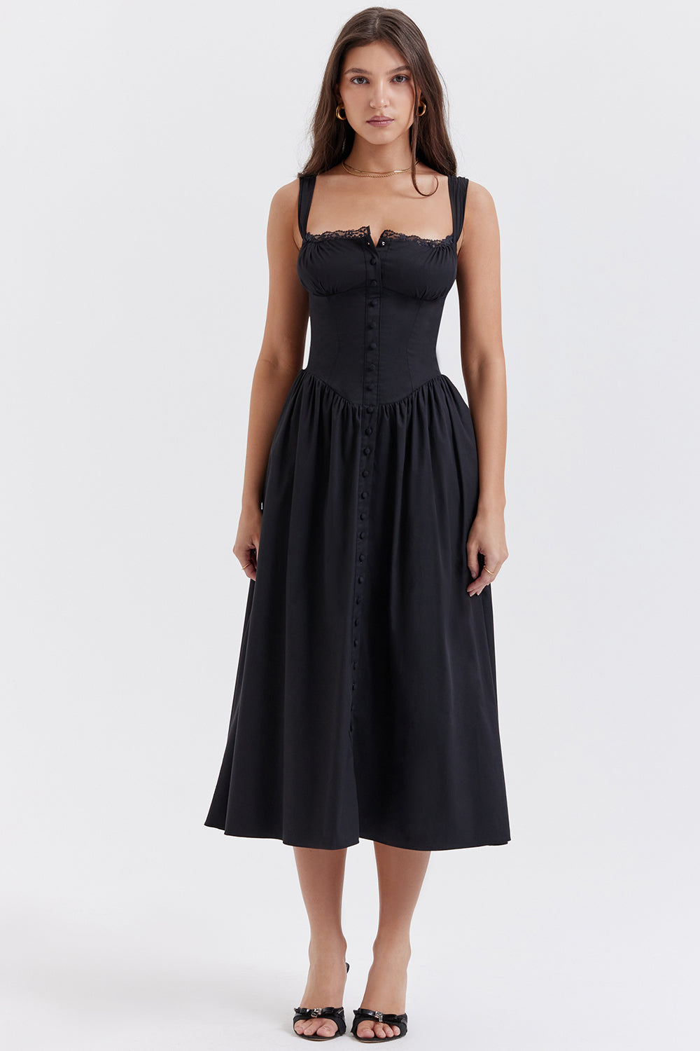 Stilla | Sommer Midi Solkjole