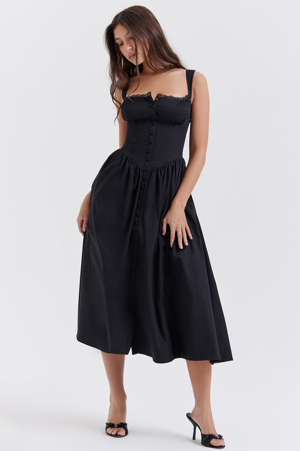 Stilla | Sommer Midi Solkjole