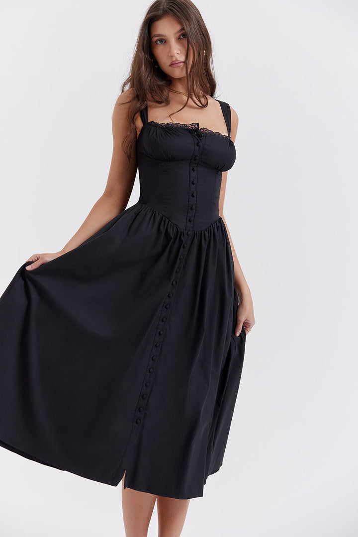 Stilla | Sommer Midi Solkjole