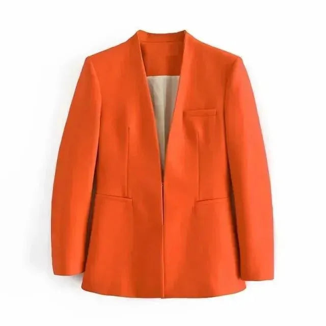 Stilla | Fantasi Formal Blazer Damer - Casual - Ensfarvet