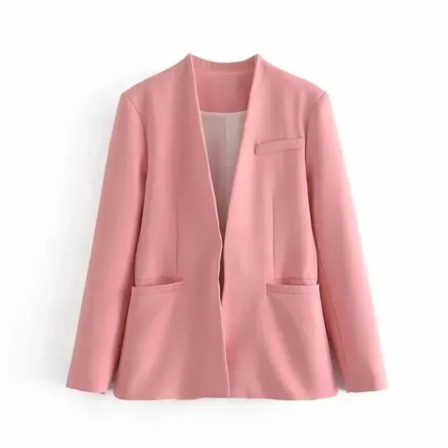 Stilla | Fantasi Formal Blazer Damer - Casual - Ensfarvet