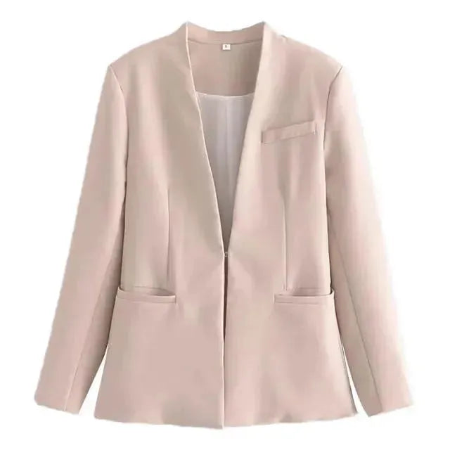 Stilla | Fantasi Formal Blazer Damer - Casual - Ensfarvet